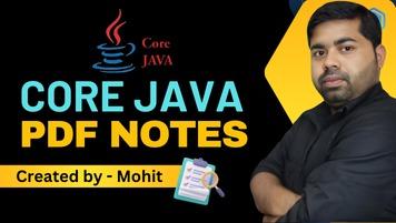 Core java Notes