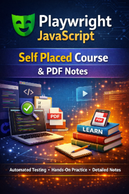 Playwright JavaScript Self Placed Couse And PDF Notes